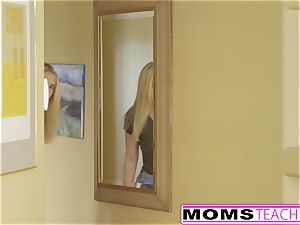 MomsTeachSex - first Time three-way Is With Step mother