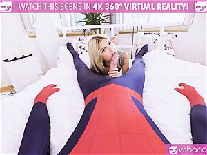 VR PORN-Spider-Man: hardcore Parody with cool teenager Gina